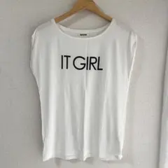 Spiral Girl スパイラルガール トップス ロゴ Tシャツ ホワイト Mのサムネイル