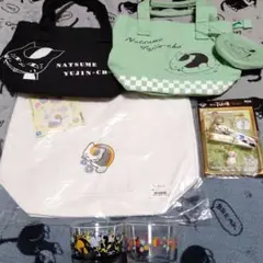 夏目友人帳 ニャンコ先生グッズセット トートバッグ バッグチャーム