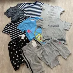 【新品含む】トップス　半袖　ボトムス　ハーフパンツ　まとめ売り　120㎝