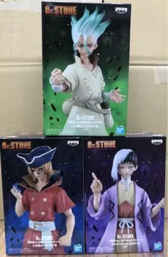 新品 ドクターストーン Dr.STONE 3種 七海流水 石神千空 あさぎりゲン