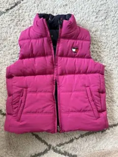 【美品】TOMMY HILFIGER リバーシブルダウンベスト Sサイズ