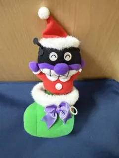 アンパンマン ばいきんまん クリスマス ぬいぐるみ ブーツのサムネイル