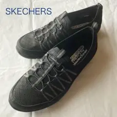 SKECHERS ブラック スニーカー 24.5cm-25cm US8