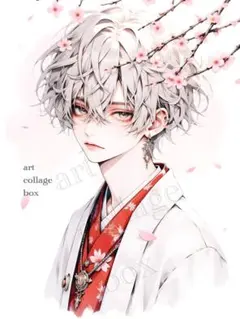 121205おすそ分けファイル　人物ステッカー　男の子　コラージュ素材