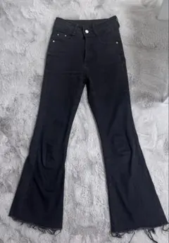 フリンジ デニム