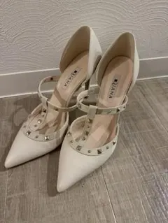 DIANA スタッズストラップハイヒール 25cm