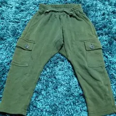 カーゴパンツ 100cm オリーブグリーン