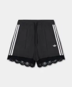 新品 アディダス レーストリム スリーストライプスショートパンツ レース XS