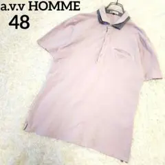 a.v.v HOMME イトキン 半袖 ポロシャツ コットン100% 48 Mのサムネイル