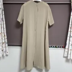 お得　値下げ　ローリーズファーム　ベージュ 半袖 ロングワンピース　セット