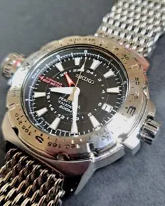 SEIKO パーペチュアルカレンダー 200m防水 GMT マップメーター