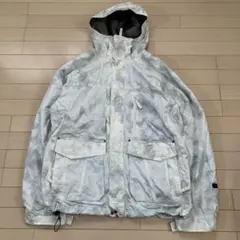 1.7 CSB スノーボードジャケット カモフラ スノボーウェア ホワイト LL