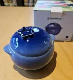 当日発送　レア　新品　ル・クルーゼ　ミニ・ブルーベリー　小物入れ 最後の一点 当日発送 レア 新品 ル・クルーゼ ミニ