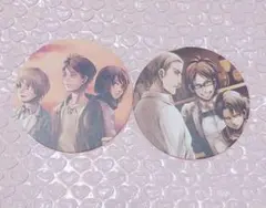 進撃の巨人展 FINAL 非売品 コースター エレン リヴァイ エルヴィン