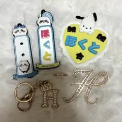 SixTONES 松村北斗 ネームプレート Hブローチ ちいかわ ポチャッコ