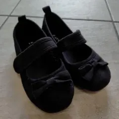 HushHush 黒 バレエシューズ 18.0