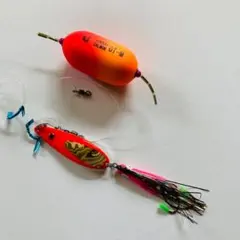 雷魚 Finesse フロッグ タンクアナコンダ ベイビー ルアー 2個セット