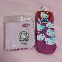 ハローキティ　ハンカチ　ソックス セットのサムネイル