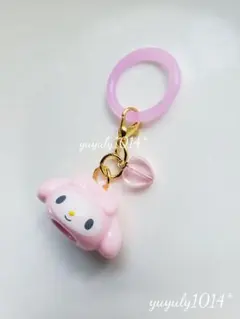 ♡サンリオマイメロディ アンブレラ めじるしチャーム アクセ ピンクハート