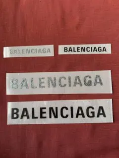 BALENCIAGA アイロンプリントシート 4種