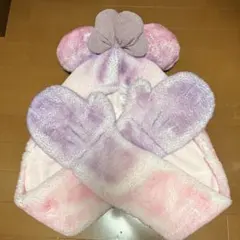 ディズニー ミニー マフラーキャップ