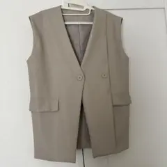 セレクトモカ　フェイクレザー　ベスト　ジレのサムネイル