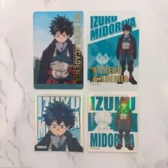 僕のヒーローアカデミア 緑谷出久 クリアカード ステッカー アウターver.