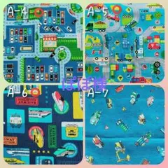 ランチョンマット25×35男の子 3枚セット乗り物 車 パトカートラック 恐竜