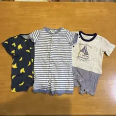 バナナ柄　マリン　ラルフローレン　夏用ロンパース
