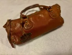 ♥ANNA SUI♥レザー ショルダーバッグ 型押しフェアリーグランジ 