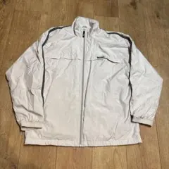 FILA ホワイト ナイロンジャケット　SIZE XL