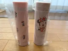 新品　ディズニーストア　福袋　ステンレスボトル　ミニーマウス　2本セット