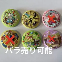 ディズニー　刺繍　缶バッジ