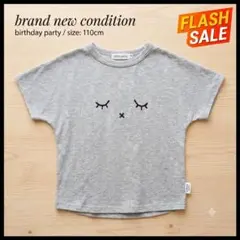 【birthday party】美品 Tシャツ グレー 女の子 １１０のサムネイル
