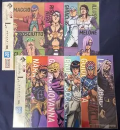 ジョジョ　一番くじ　L賞　クリアポスター　ヒットマンチーム　ブチャラティチーム
