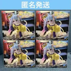 新品　ノーゲーム・ノーライフ Desktop Cute 白 猫耳Tシャツver.