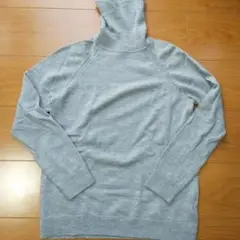 gap エクストラ　ファイン　メリノウール　タートルネック　グレー　L