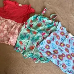ワンピース ロンパース 半袖Tシャツ セット まとめ売り 80サイズ