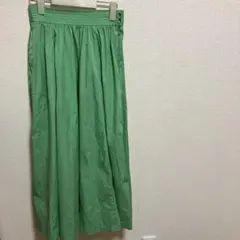 ユナイテッドアローズ　グリーン フレアロングスカート