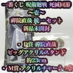 一番くじ 呪術廻戦 死滅回游 D賞 禪院直哉 ビッグアクリルスタンド 統一セット