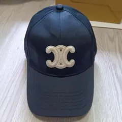 ゴルフキャップ ブラック M 刺繍ロゴ ベースボールキャップ セリーヌ