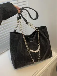 DUO NING BAG レオパード柄 ショルダーバッグ