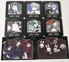 黒執事 コラボカフェ グラッテ コースター クリアカード 52点セット