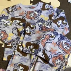 ディズニープリンセス　パジャマ　100 フリース