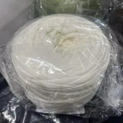 Tシャツヤーン　ハンドメイド　毛糸　白　チャンキーヤーン　ホワイト　ズパゲッティ