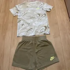 NIKE Tシャツとショートパンツセット 100cm ベージュ