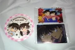 名探偵コナン コナンカフェ コースター イタジャガ カード 工藤新一 毛利蘭
