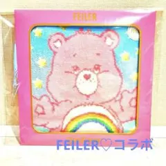 PLAZA FEILER フェイラー ケアベア チアベア スター ハンカチ×2枚