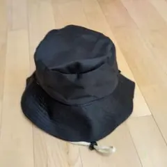 バケットハット ブラック ベージュ　リバーシブル