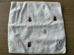 miffy ウサギ刺繍 タオルハンカチ